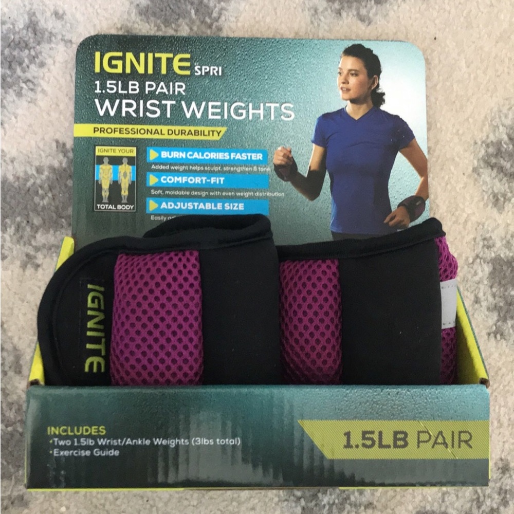 1.5lbs Pair Wrist Weights